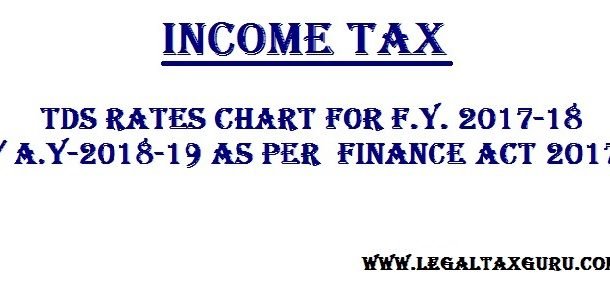 Dtaa Rate Chart 2017 18