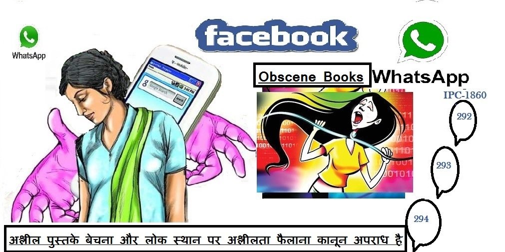 Sale obscene books and Obscenity near any public place is a criminal offense