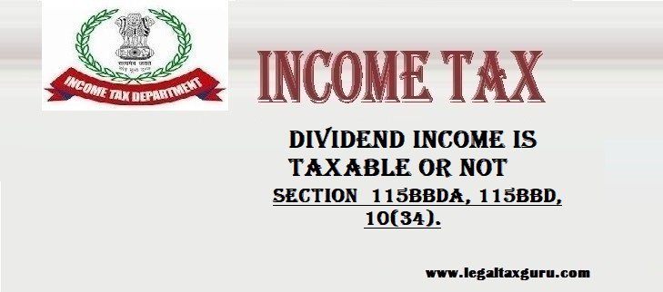 DIVIDEND INCOME IS TAXABLE OR NOT | TAXATION ON DIVIDEND INCOME | TAX ON DIVIDEND ABOVE  10 LAKHS